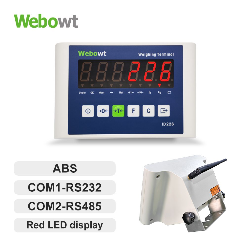 2 WEBOWT ID226 ABS Wall SUPPORTING HOUSING- RED LED without Charging Battery
