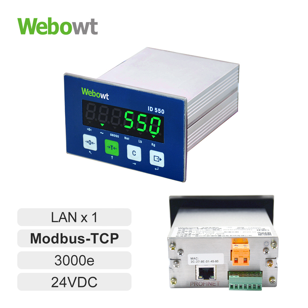 10 WEBOWT ID550 Panel Green LED-1 LAN MODBUS TCP 24VDC