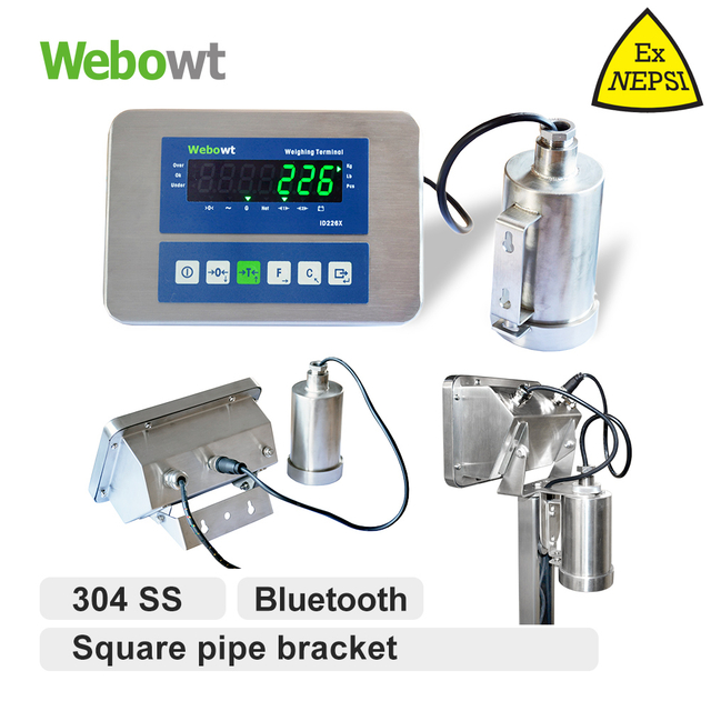 04 WEBOWT ID226X Intrinsically safe explosion-proof Green LED Square pipe supporting BLUE TOOTH