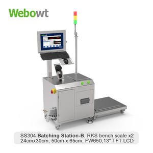 3 WEBOWT MANUAL BATCHING STATION WITH DUAL SCALES