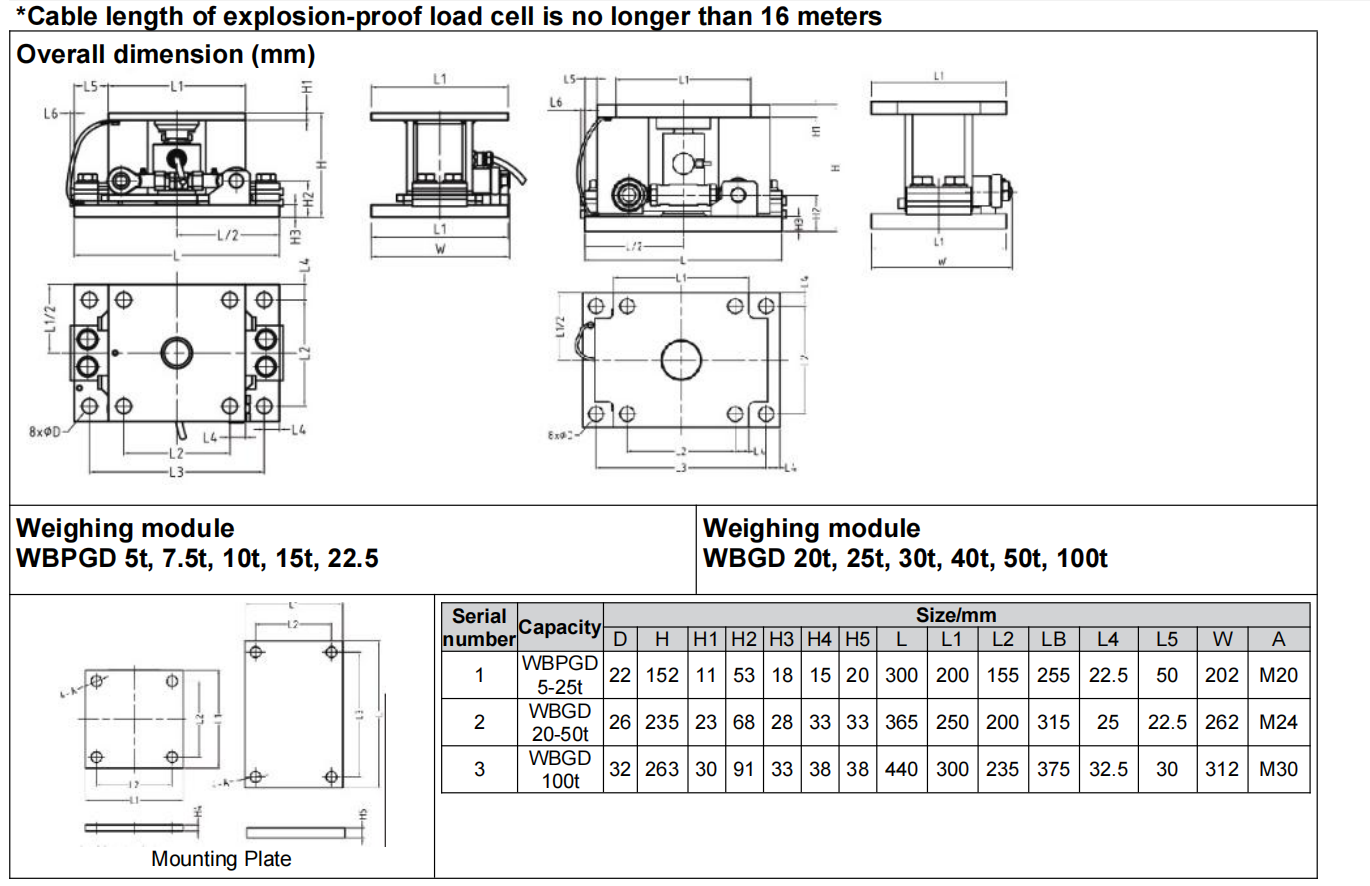 WBPGD Weighing Module-2